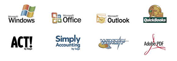 Password recovery for Microsoft  Windows, Microsoft Office, Microsoft  Outlook, Quickbooks, Act, Simply  Accounting, WinZip, Adobe PDF